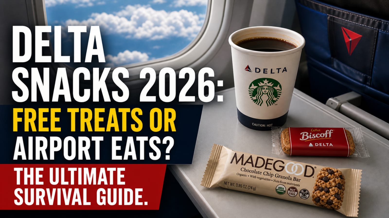 Delta flight Snacks policy 2026