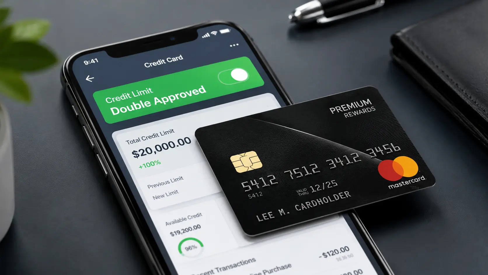 Smartphone screen confirming a successful run at Increasing Your Bilt Credit Limit.