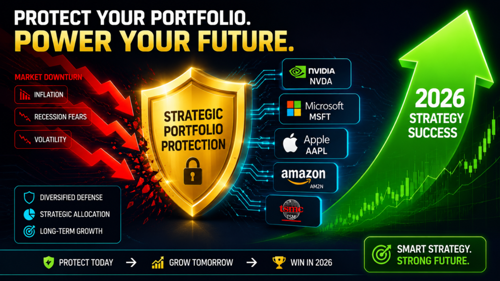 Infographic chart explaining portfolio protection rules in our NVDA Stock Buying Guide.