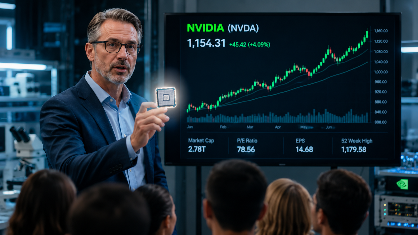 An industrial market expert discussing hardware processing data to evaluate if Nvidia is a good stock to buy this season.