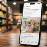 A mobile screen tracking stock alerts for the viral Trader Joe's mini tote bag summer collection.