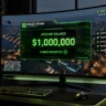 A premium gaming screen showcasing virtual currency tracking and asset management dashboard.