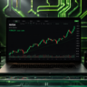 A high-tech trading station displaying market charts to analyze if Nvidia is a good stock to buy now.