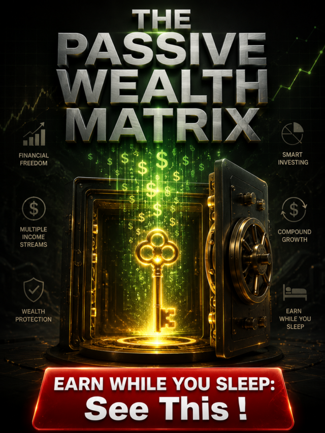 High-contrast ultra-attractive 3:4 webstory poster guide showing what is passive income and how to earn it safely using digital asset models.