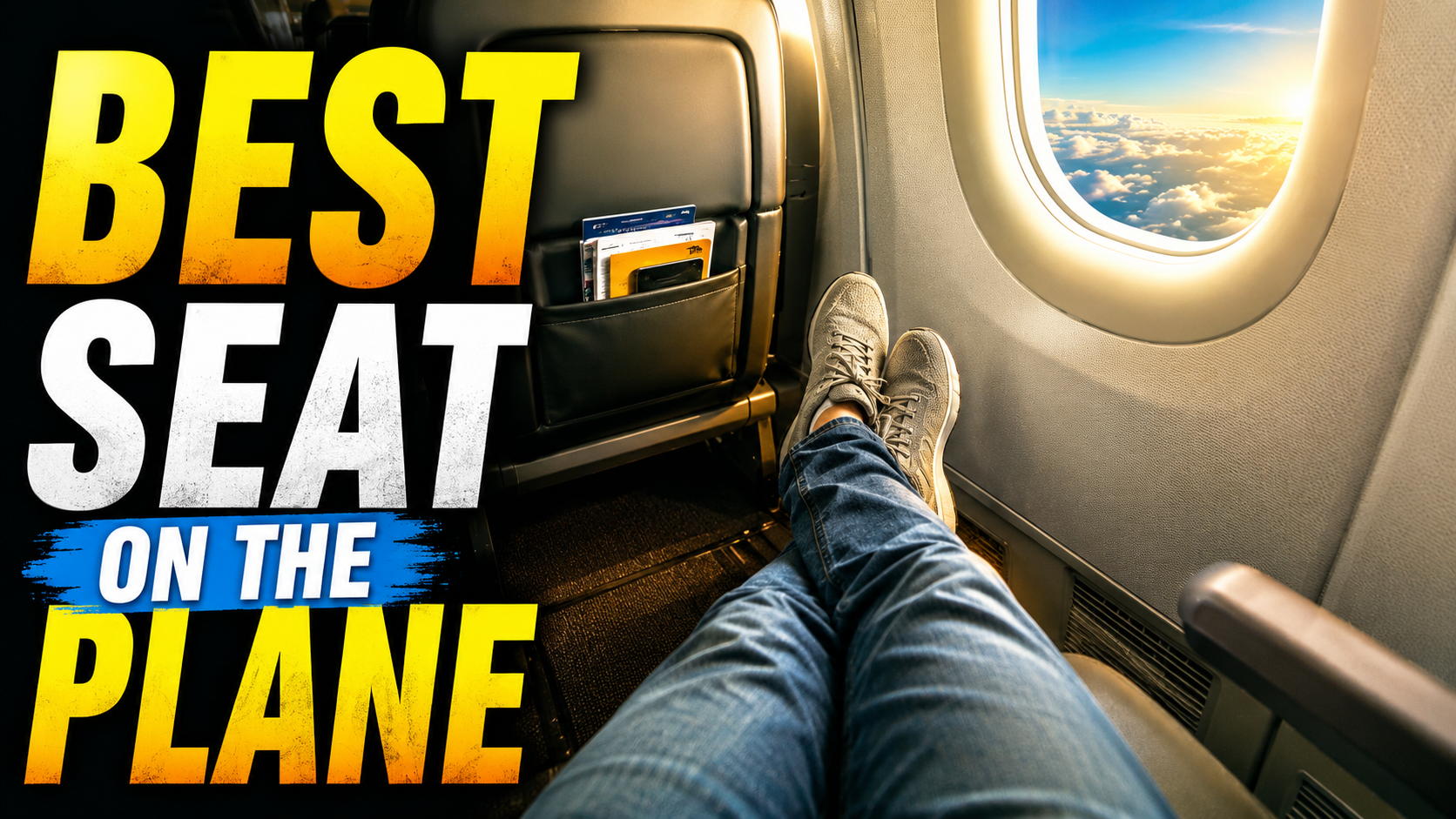 Travel thumbnail highlighting the legroom advantage of the Boeing 737 MAX 8 emergency exit row.