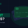 Personal finance blog thumbnail graphic with text reading How Many Credit Cards? The honest answer for 2026 alongside a digital illustration of Visa cards