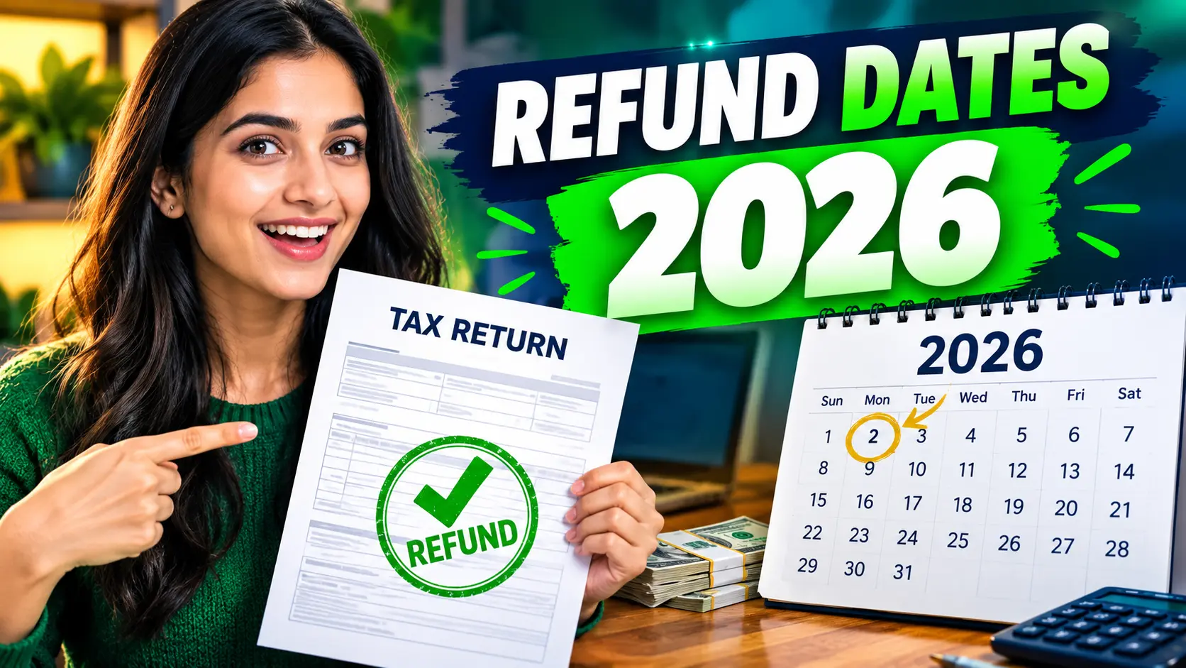 Featured image for the $3000 IRS tax refund schedule 2026 guide covering EITC dates and eligibility.